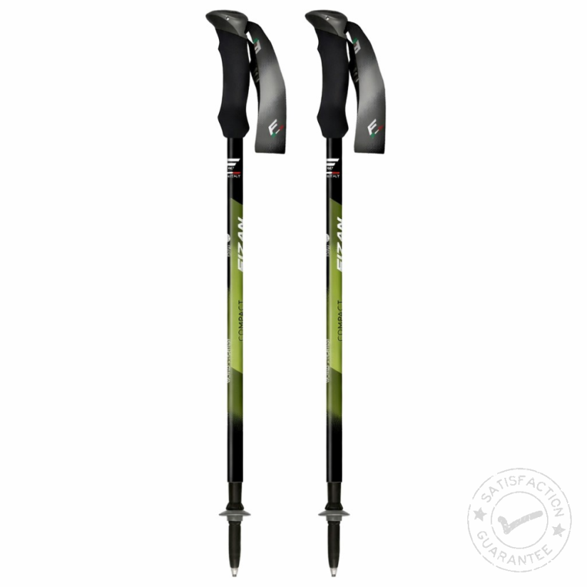 Bastones de trekking FIZAN Compact green