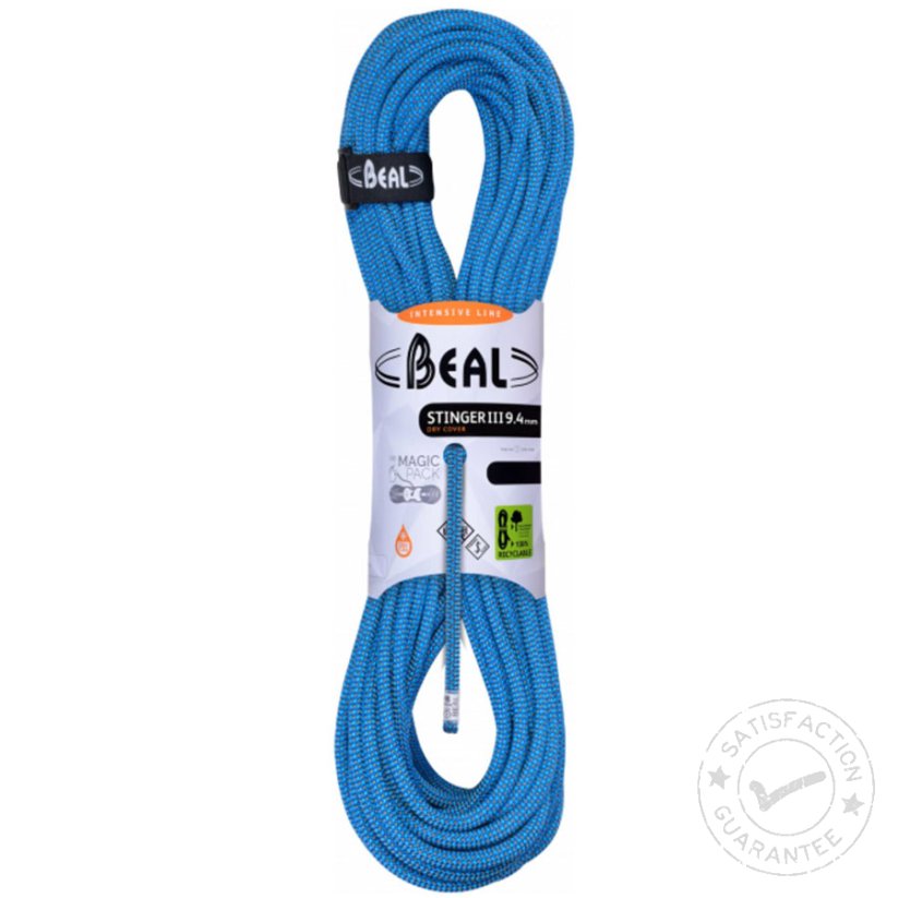 Динамично въже BEAL Stinger III 9.4mm Dry Cover 70m blue