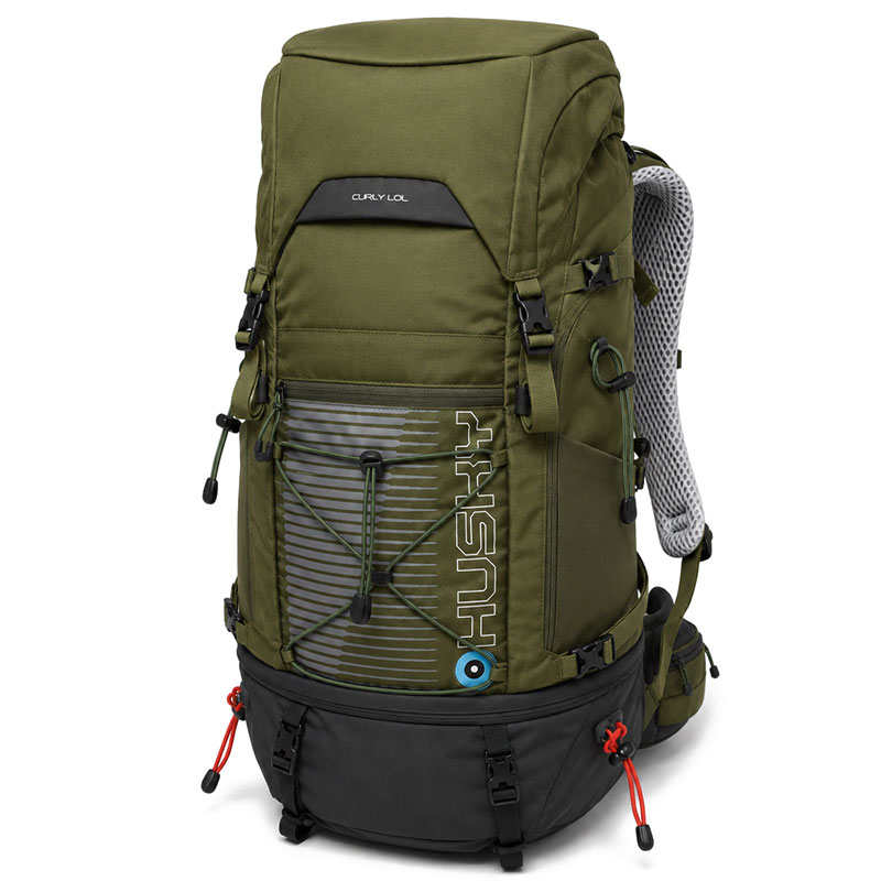 batoh HUSKY Curly 40L dark green