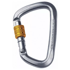 Carabiner SINGING ROCK D Steel Lock Screw