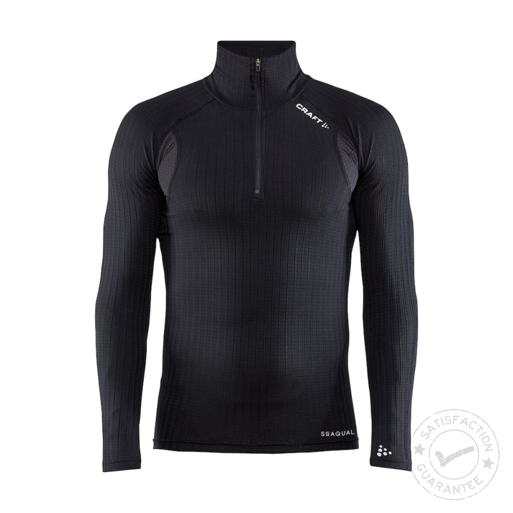 CRAFT Active Extreme X Zip negro camiseta térmica ::
