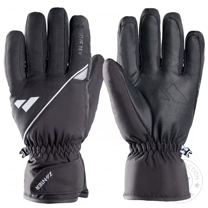 Guanti Da Ciclismo Unisex Zanier – Modello KTM Team, Morbidi Con Imbottitura In Gel, Colore Antracite/Nero, Taglia 9,5