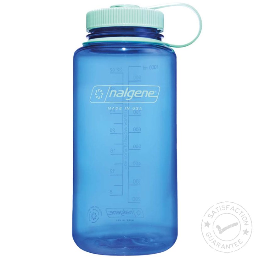 Sticlă de apă NALGENE Wide Mouth Sustain 1.0 L cornflower blue