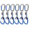 MAMMUT Crag Keylock Wire Indicator 10cm 6-Pack - Quickdraws