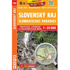Mapa SHOCart: Slovenský raj 1:25 000