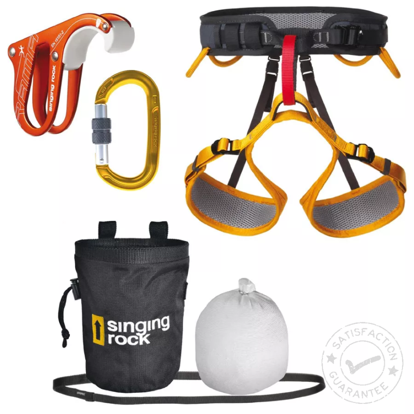 SINGING ROCK Packet Gym - Climbing set - Harness size: XS-M