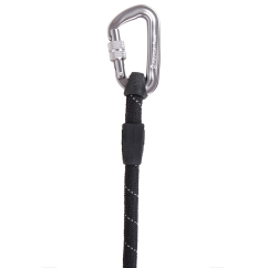 Mountain Paws Rope Dog Lead 120 cm black - póráz kutyáknak