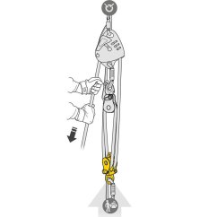 Двойна ролка PETZL Spin L2 black