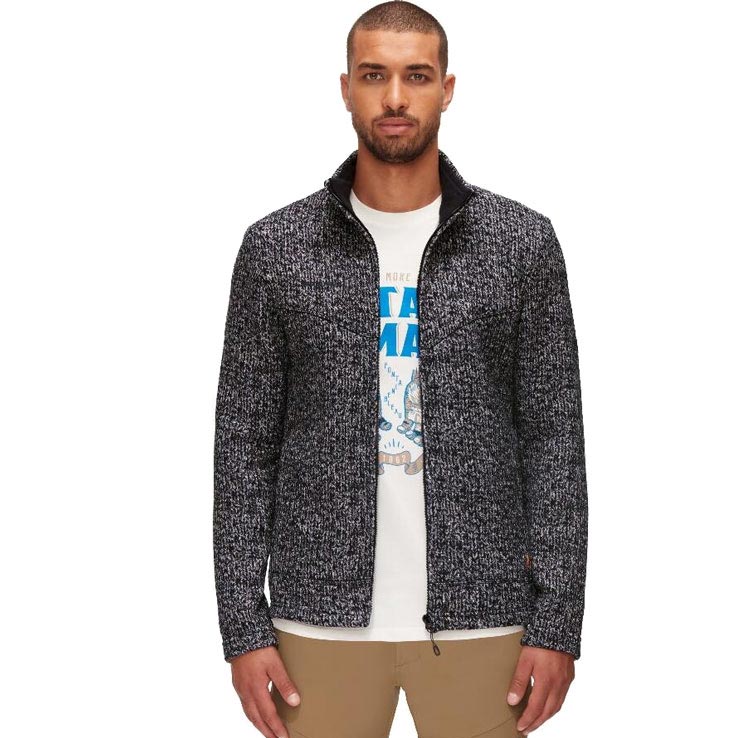 flísová bunda MAMMUT Chamuera ML Jacket Men black - Veľkosť: XL