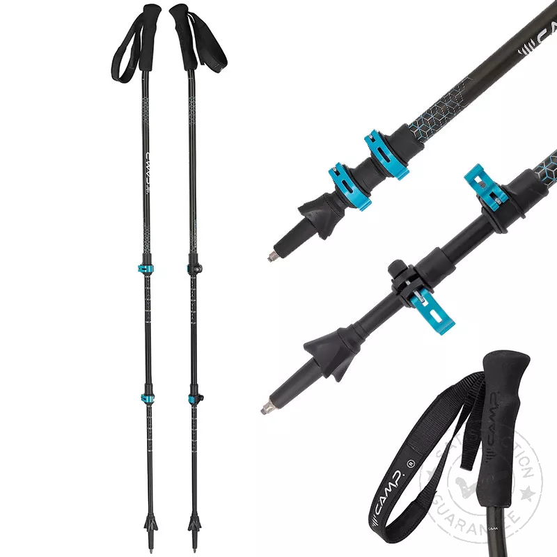 Туристически щеки CAMP BackCountry ERGO black/blue