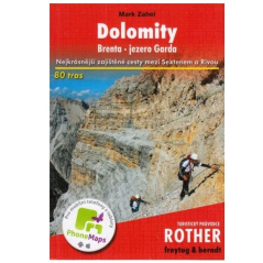 turistický průvodce ROTHER: Dolomity