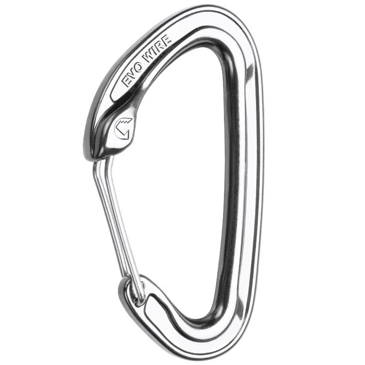 karabína GRIVEL Plume Evo Wire silver