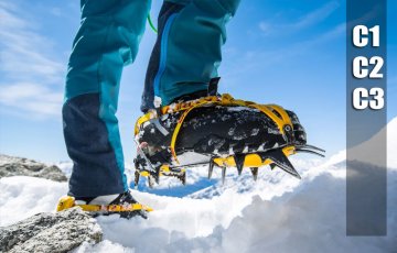 ¿Cómo elegir crampones? Guía de sistemas de fijación y tipos de terreno.