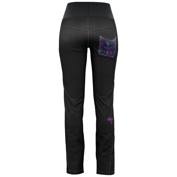 CRAZY Pant After Wool Effect dark grey - Pantalones de mujer - Talla: XL