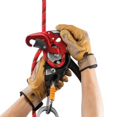 Descensor autofrenante PETZL I'D L rojo