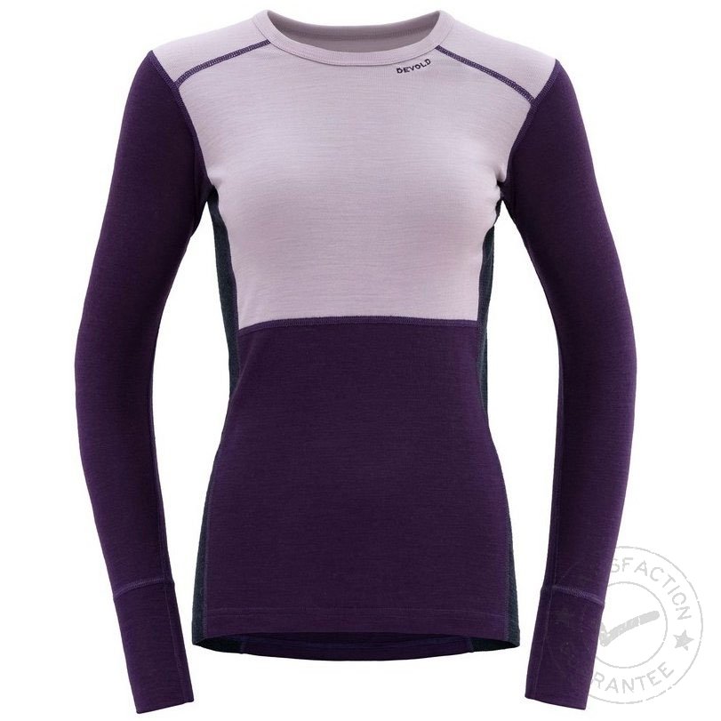 DEVOLD Lauparen Merino 190 Shirt Woman orchid/lilac/ink - Velikost: M