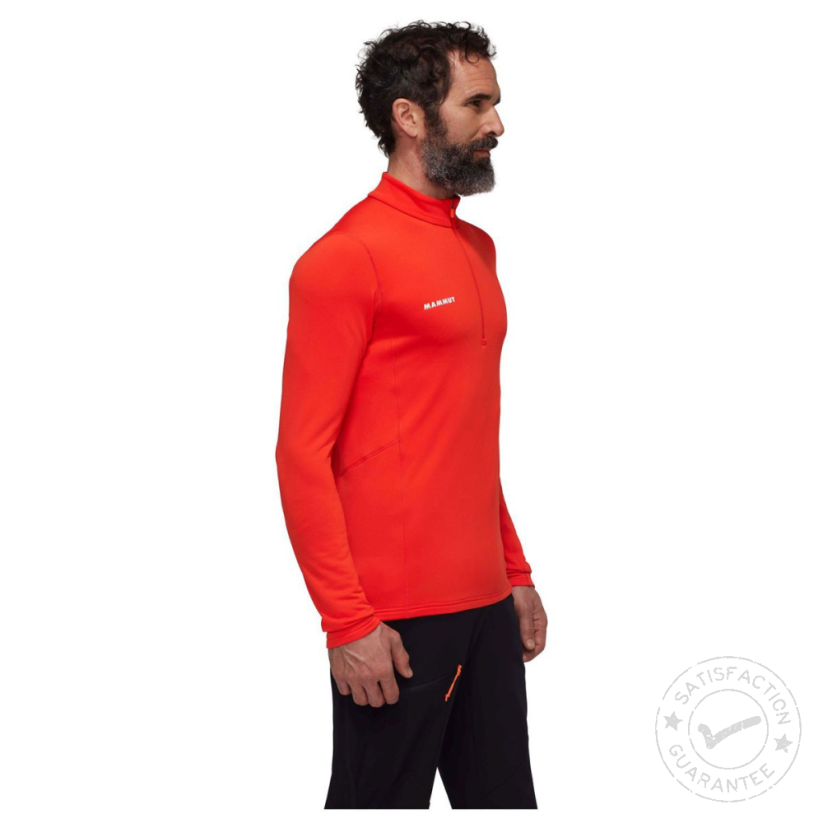 MAMMUT Aenergy ML Half Zip Pull Men mammut red - Fleecejacke