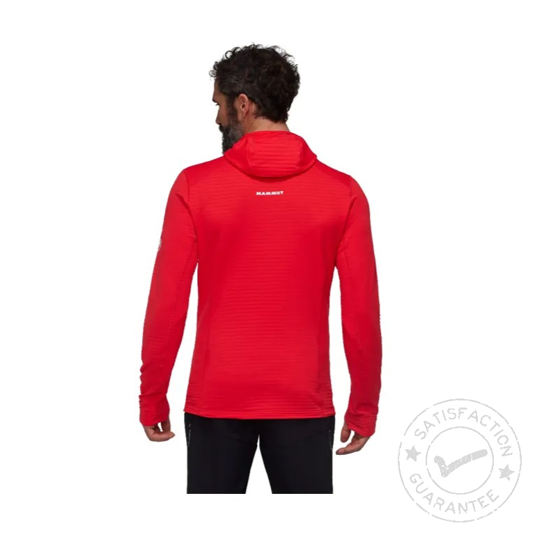 Поларено яке MAMMUT Taiss Light ML Hooded mammut red