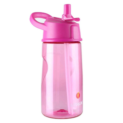 fľaša na vodu LittleLife Flip-Top Bottle pink