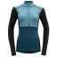 DEVOLD Lauparen Merino 190 Zip Neck Woman moon/ink/flood