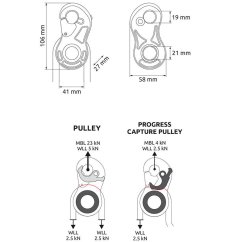 Pulley CAMP Turbolock red