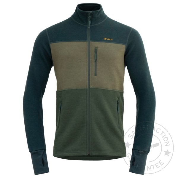 Devold Thermo Wool Jkt Man forest/lichen/woods - Wolljacke