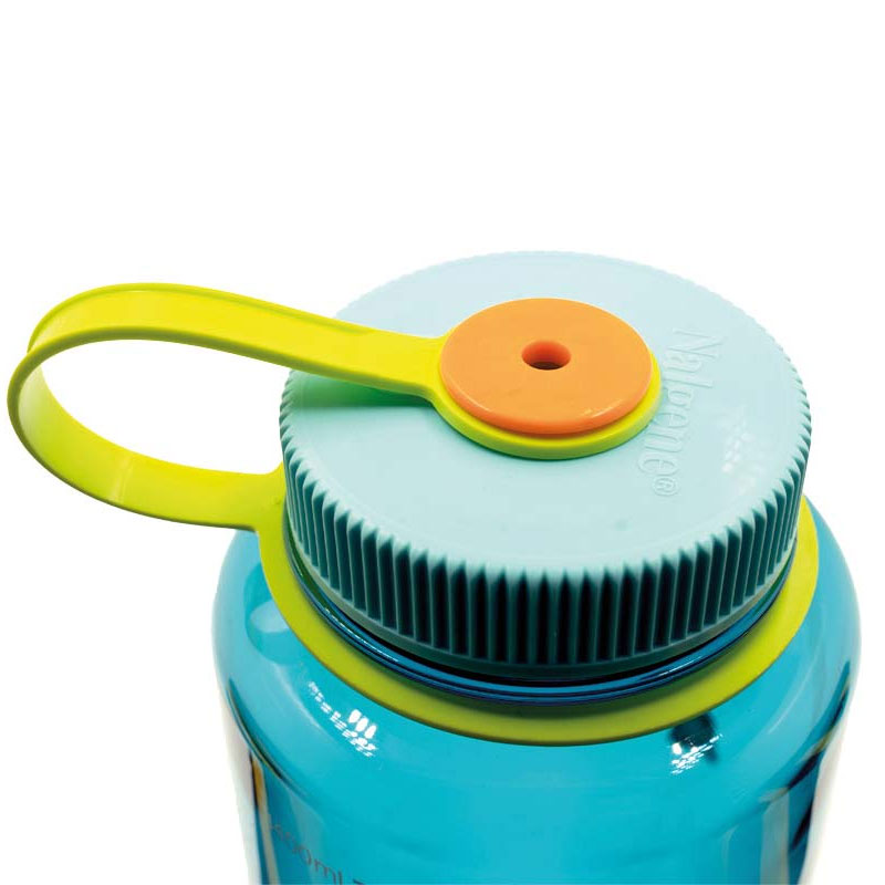 fľaša na vodu NALGENE Wide Mouth Silo Sustain 1.5 L cerulean