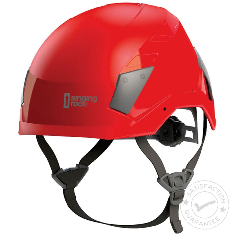 Casca SINGING ROCK Flash Industry red