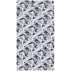 MAMMUT Neck Gaiter Climbing Scene white-black
