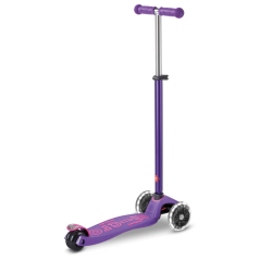 Scooter Micro MAXI Deluxe LED purple