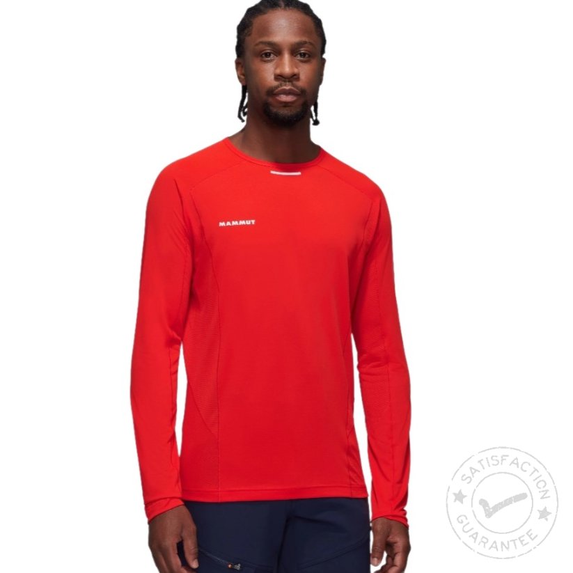 Тениска MAMMUT Aenergy FL Longsleeve Men mammut red