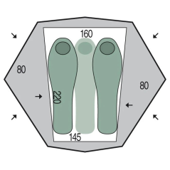 Lagani šator PINGUIN Aero 3 DAC