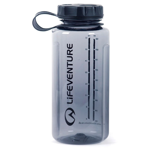 fľaša na vodu LIFEVENTURE Tritan Flask 1L charcoal