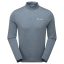 Montane Dart Zip Neck stone blue - Langarmshirt