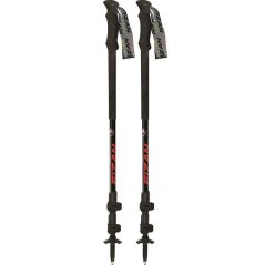 FIZAN Elbrus black/red - Bâtons de randonnée