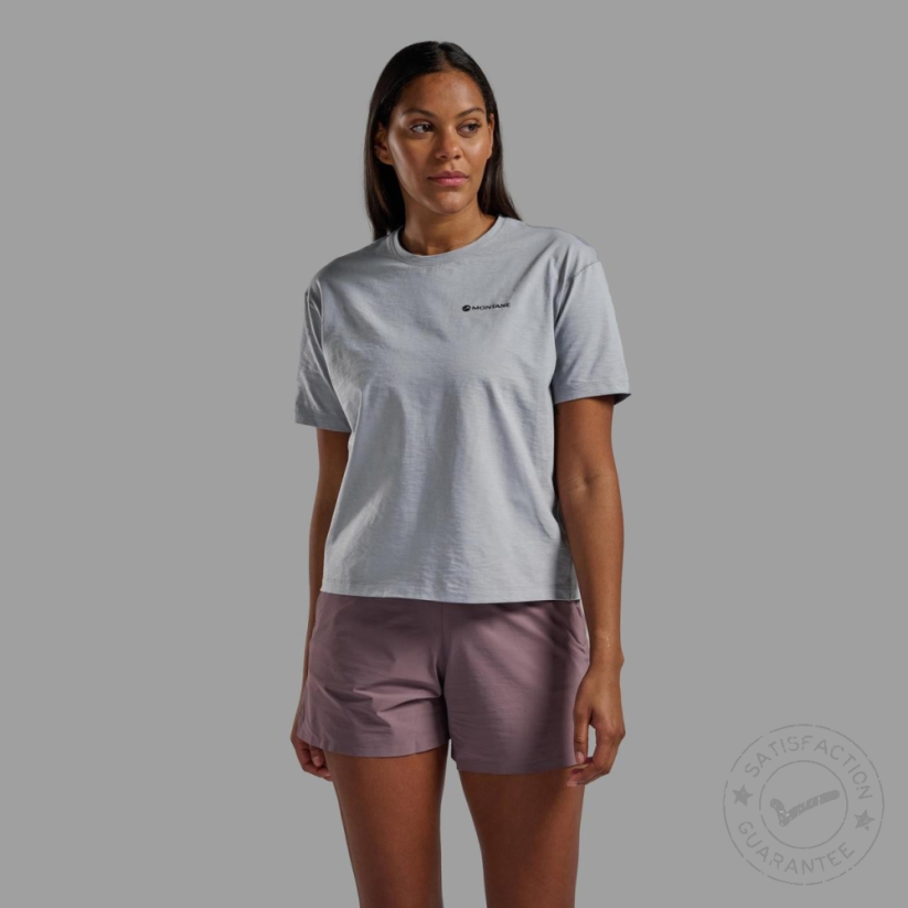 Тениска Montane Alhena W Mountain 25 T-Shirt Pebble Blue