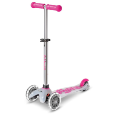 MICRO Mini DeLuxe Flux LED neon pink - Scooter