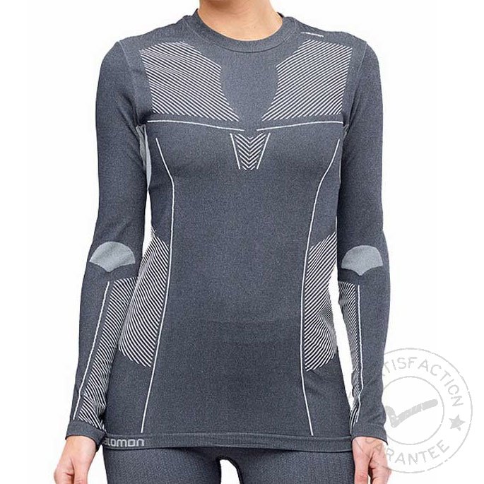 SALOMON Primo Warm Seamless Tee W Night Sky