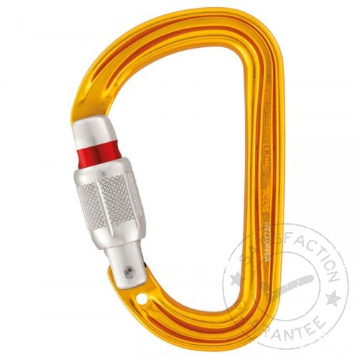 karabína PETZL Sm'D Screw Lock yellow