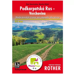 turistický průvodce ROTHER: Podkarpatská Rus - Verchovina