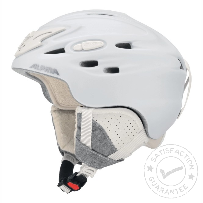 Alpina SCARA (55-59) white matt - skihelm