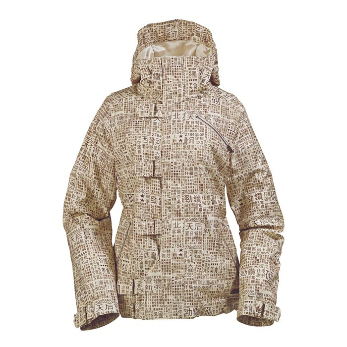 bunda BURTON W Dream JKT Chstnt paper print - Veľkosť: S