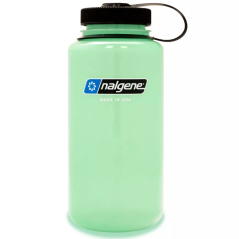 NALGENE Wide Mouth Sustain 1.0 L Glow Green - Drinkfles