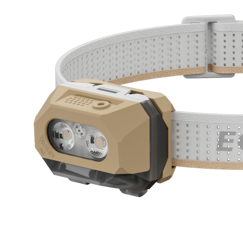 čelovka WUBEN H4 800lm sand