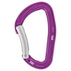 karabína PETZL Djinn Bent violet