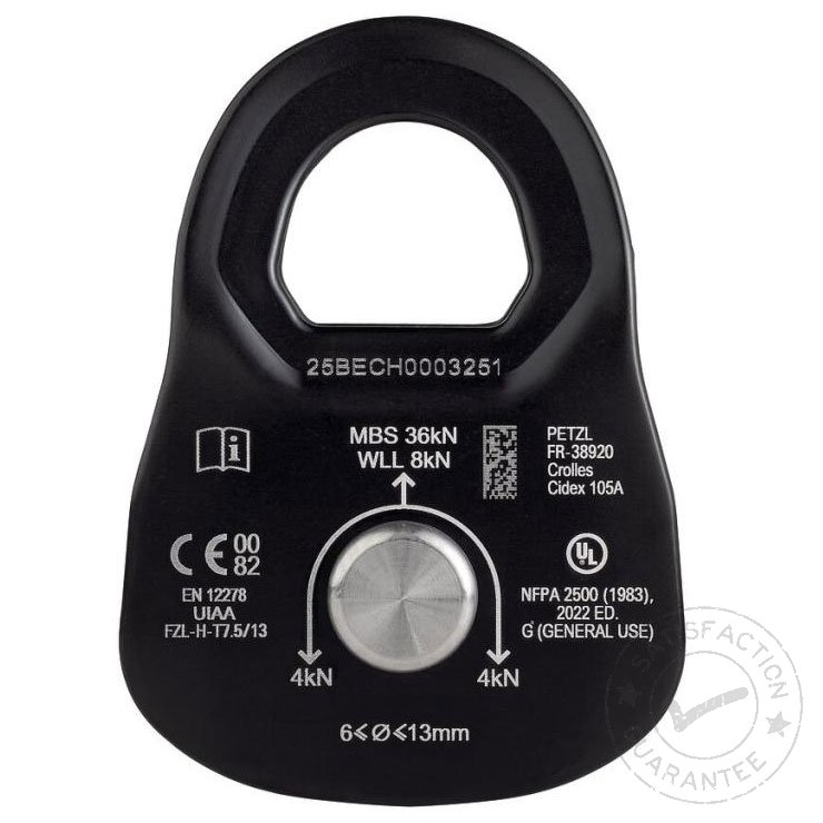 kladka PETZL Rescue M black
