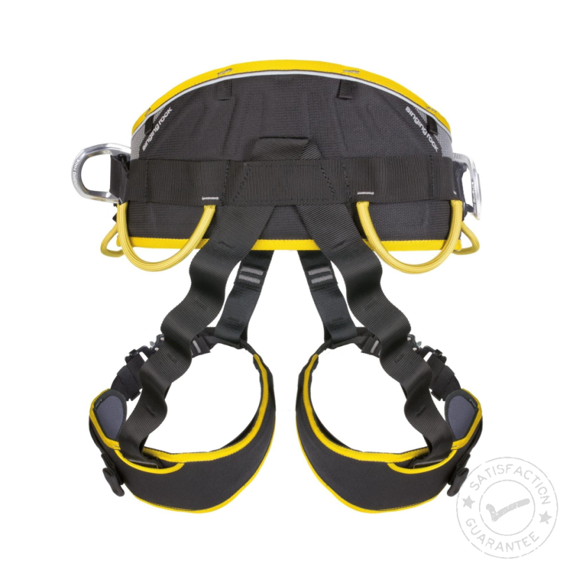 Ham alpinism utilitar SINGING ROCK Sit Worker 3D Speed black/yellow