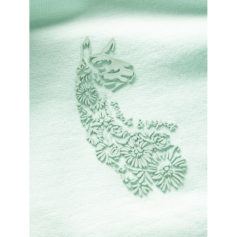 CHILLAZ Stelvio Alpaca Floral Mint - Hoodie