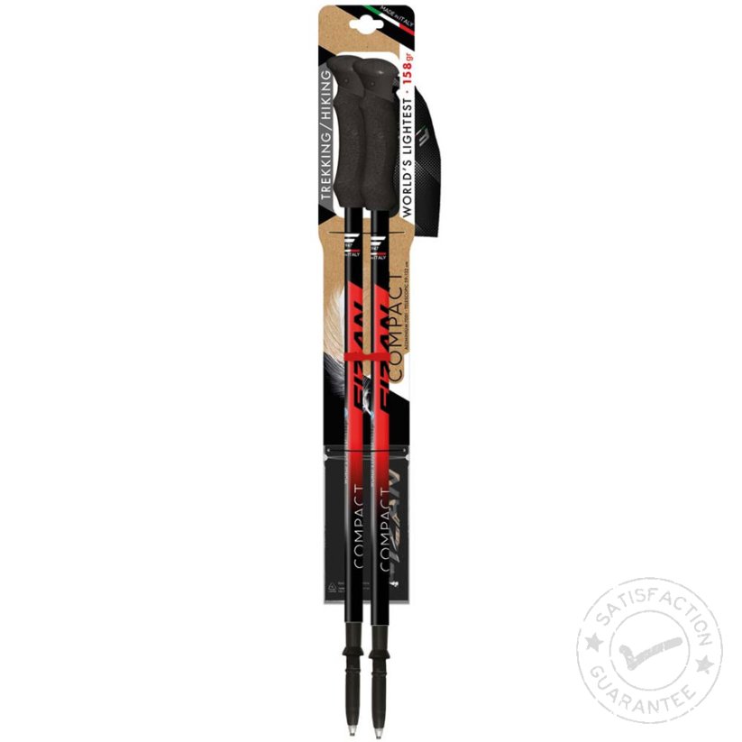 Štapovi za planinarenje FIZAN Compact black/red