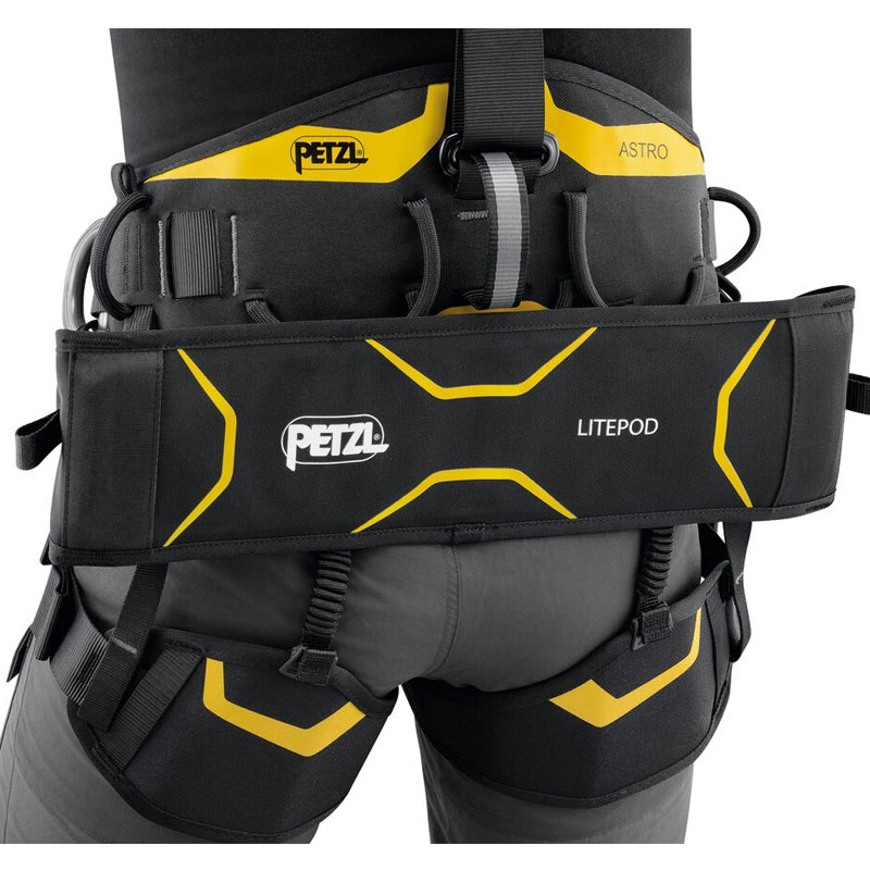 PETZL Litepod black/yellow - Zitje